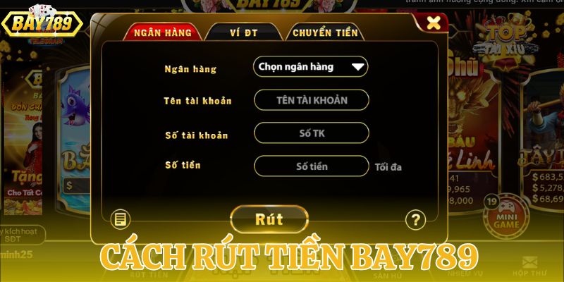 Cách thức rút tiền