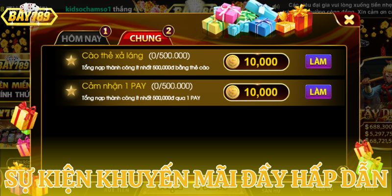 Danh sách khuyến mãi đầy hấp dẫn