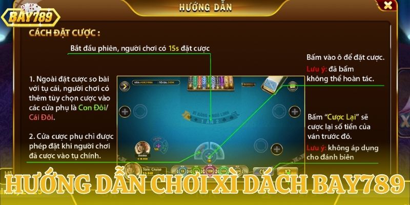 Hướng dẫn chi tiết cách chơi xì dách BAY789 cho người mới