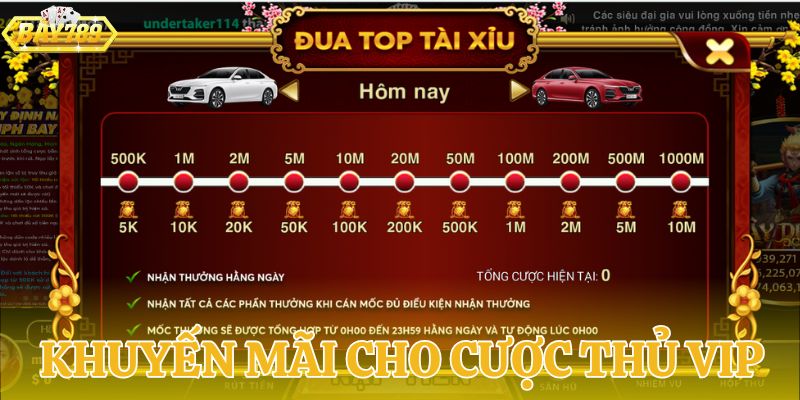 Khuyến mãi BAY789 dành cho thành viên VIP