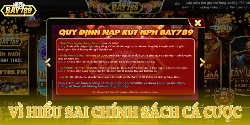 Người chơi thường xuyên hiểu sai chính sách cổng game