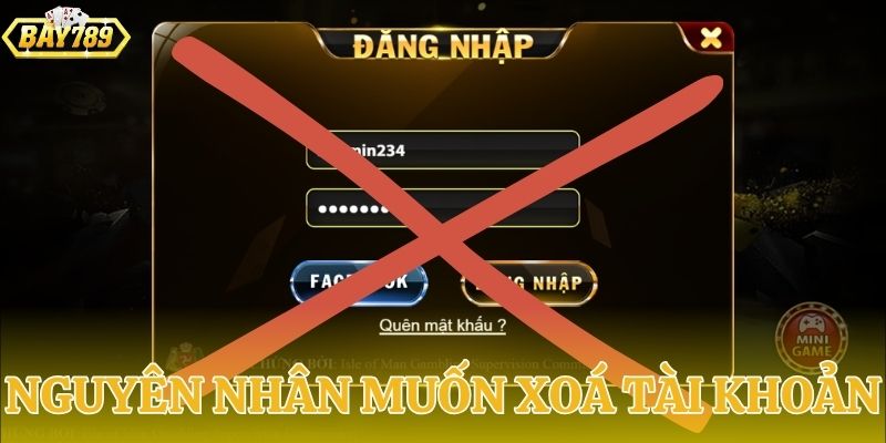 Nguyên nhân khiến thành viên muốn xóa tài khoản