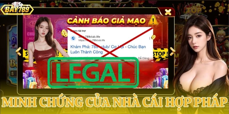 Những minh chứng cho việc BAY789 có hợp pháp không