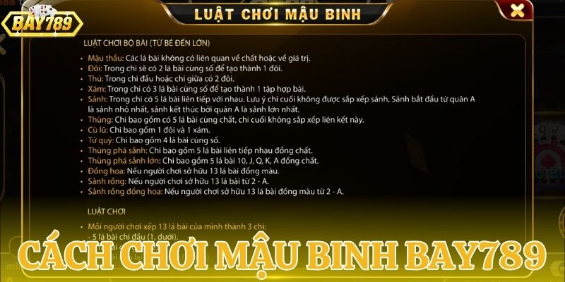Thông tin về mậu binh BAY789 từ a đến z